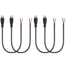4 Pack RCA Female to Speaker Wire, RCA Female Plug Adapter Connector to Bare Wir
