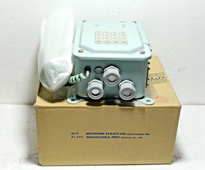 Nippon Hakuyo ODA-1380-1N Automatisches Marine-Telefon Wandmontage *Neu*