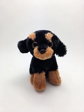 Ty Beanie Baby “Brutus” the Puppy Dog Rottweiler - Big Eyes Version (6 inch)