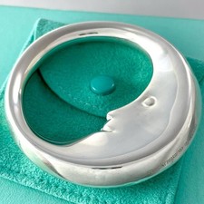 Authentic Tiffany & Co. Man In The Moon Baby Rattle STERLING 925 TV3fe
