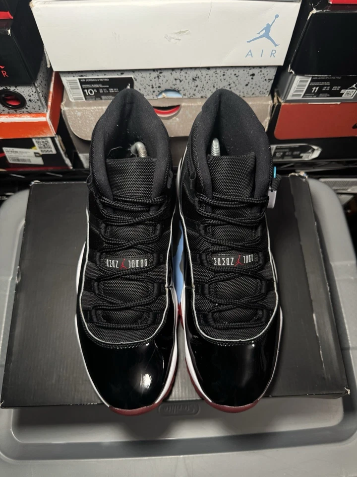 Size 11 - Jordan 11 Retro High Bred (USED) - Image 3 of 4
