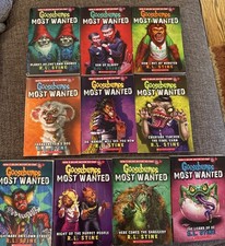 R.L. Stine Goosebumps Most Wanted Paperback Books 1-10 - Published 2015