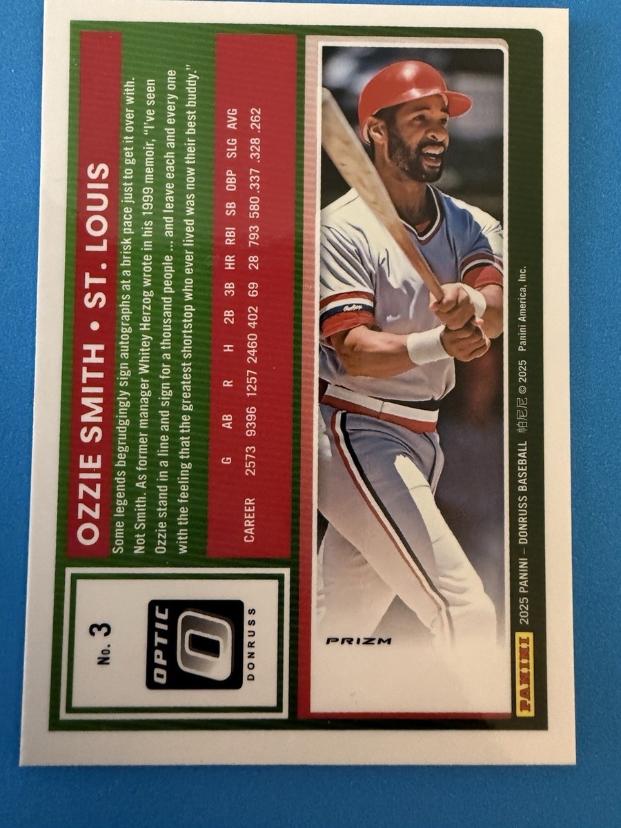 Ozzie smith 2004primecut サインカード Ozzie smith 2004primecut サインカード Ozzie smith
