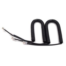 Microphone Cable Replacement 2 Pack 8 Pin RJ-45 For Icom HM-98 HM-151 HM-207