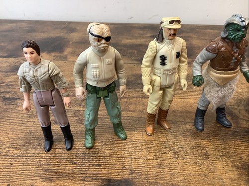 Vintage Star Wars Figures Rebel Commander Pruneface Klaatu Gamorean And Leia - Picture 2 of 9