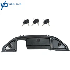 For Club Car Precedent Golf Cart Carbon Fiber Dash Locking Doors 2008-2021