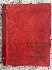 Vintage 1953 South Bend Lathe Works Machine Tool Parts Catalog Shop Drawings