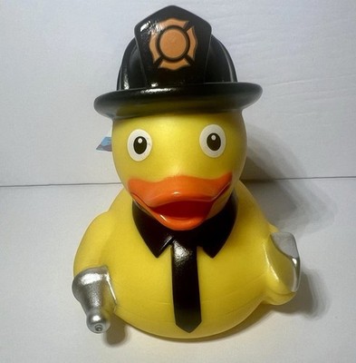 Firefighter Fireman First Responders Themed Rubber Duck Collectible Toy