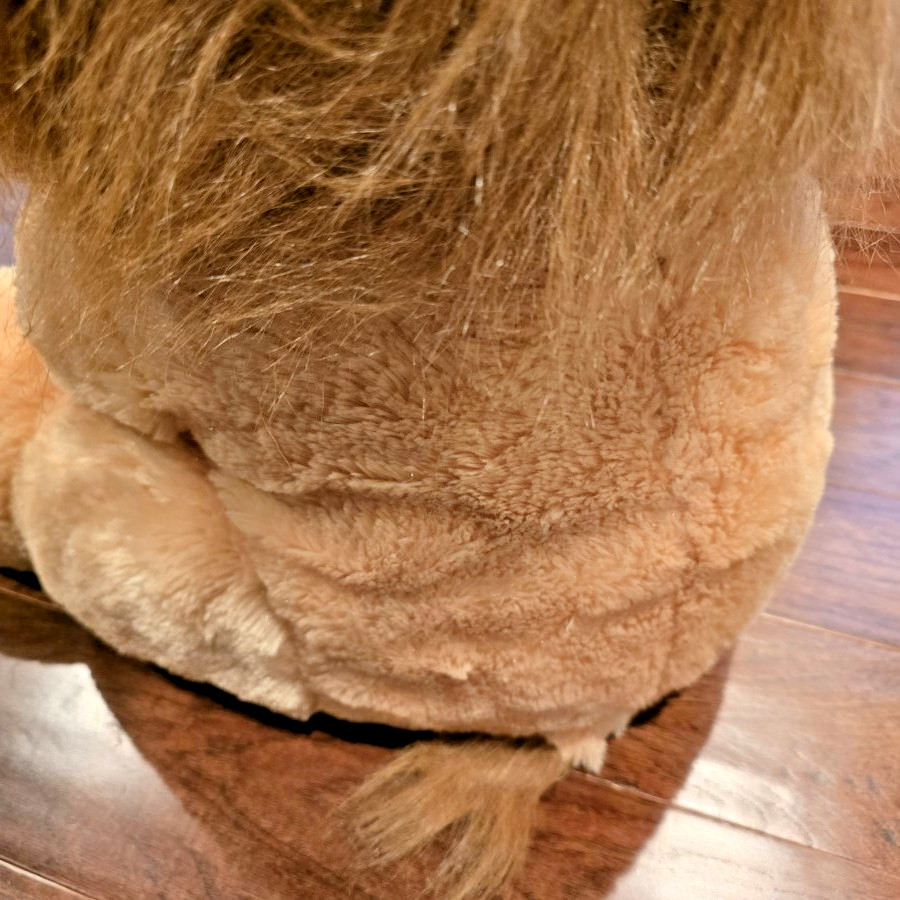 HugFun Lion Golden Soft Plush Stuffed Toy 24" Tall Large SuperSoft Cozy