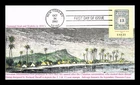 HAWAIIAN MISSIONARIES FDC DIAMOND HEAD AND WAIKIKI GG CACHET US COVER