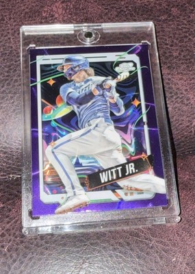 2024 Topps Cosmic Chrome - Bobby Witt Jr. #81 Purple Nebula Refractor /150