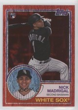 2021 Topps Archives 1983 Topps Red Hot Foil 12/50 Nick Madrigal #144 0x5e