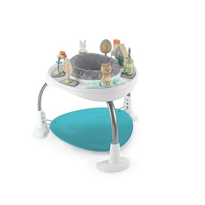 Ingenuity Spring & Sprout 2-in-1 Baby Activity Center Jumper and Table with I...