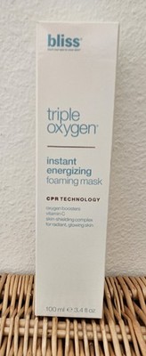 Bliss Triple Oxygen Instant Energizing Mask 3.4 fl oz, New In Box