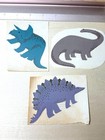 Jumbo Lot Three Large Mrs Grossman's Vintage 80s Dinosaur Stickers by the Yard — photo 1