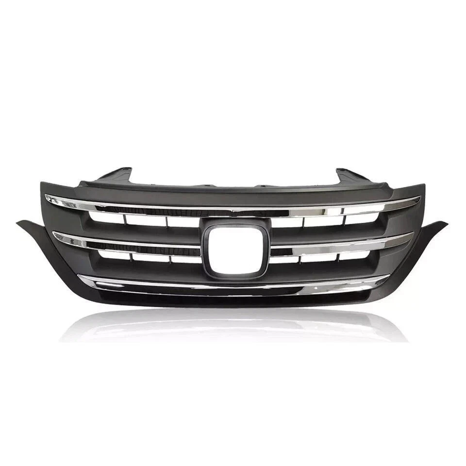 Front Bumper Cover Primed & upper grille & Headlight For 2012-2014 Honda CR-V - Изображение 3 из 4