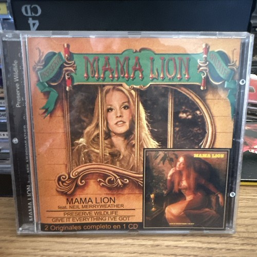 Mama Lion - "Preserve Wildlife" + "Give It Everything" 2006 SPAIN PICAR CD