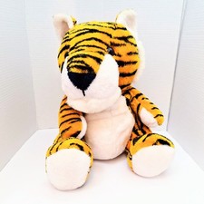 Vintage Tiger Plush Stuffed Animal Orange White 14" Wonder Toys 1994
