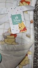 New Disney Baby Blanket Winnie The Pooh Reversible Warm Soft