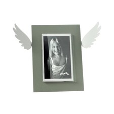 Arti & Mestieri - Portafoto Di Design Icaro Piccolo colore Giada/bianco marmo in