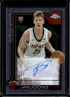 2025-26 Topps Chrome Kasparas Jakucionis Auto Autograph RC #TCAR-KAJ Heat Rookie