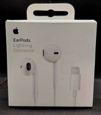 Apple EarPods Lightning Headphones A1748 Factory Sealed IOS 10 OEM White Mic