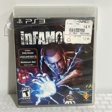 Infamous 2 - Sony PlayStation 3 VIDEO GAME COMPLETE MANUAL BLACK LABEL