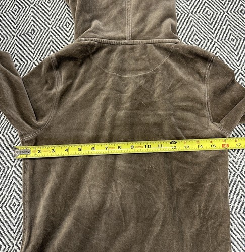 Nuovo set tuta Ralph Lauren donna S marrone velluto lounge set Y2K polo jeans - Foto 6 di 11