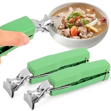 2PCS Bowl Clip Gripper Kitchen Pan Pot Anti-Hot Holder Clamp Dish Plate Gripper