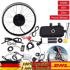 20 Zoll E-Bike Vorderrad Umbausatz Elektro Fahrrad Motor Conversion Kit 350W 36V