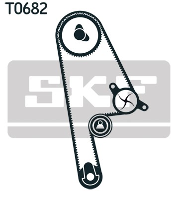 WASSERPUMPE + ZAHNRIEMENSATZ VKMC 93006 FÜR HONDA CIVIC/Fastback/Hatchback 1.6L - Bild 3 von 7