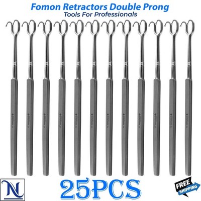 Fomon Skin Retractor Double Hook Ball End 16cm ENT Surgical Stainless Steel Tool