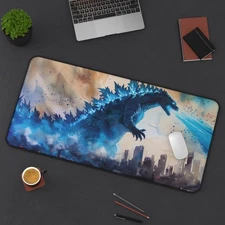 Watercolor Titan Kaiju Desk Mat Gaming Desk Mat Mouse Pad