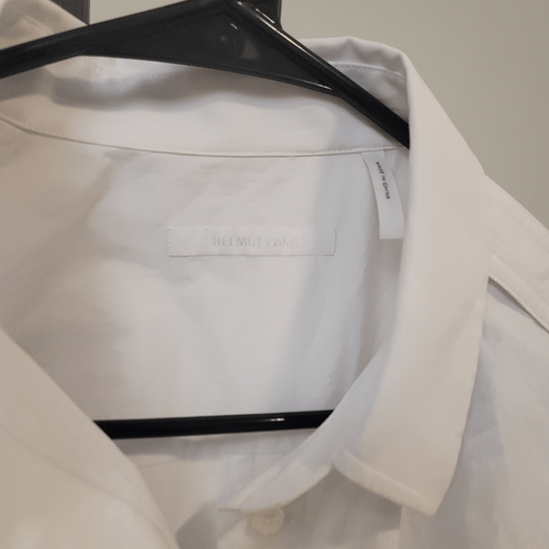 Vestido Helmut Lang Blanco Assimétrico Pequeño - Imagen 4 de 9