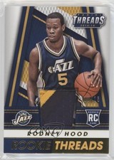 2014-15 Panini Threads Rookie Threads Prime 12/25 Rodney Hood #78 0c3