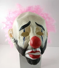 Vintage 1997 Slipknot ODDBALL Rubber Clown Halloween Mask PAPER MAGIC GROUP