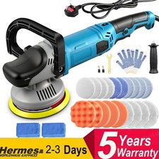 Dual Action Car Polisher Buffer Orbital Polishing Machine 1200W Buffing Kit UK