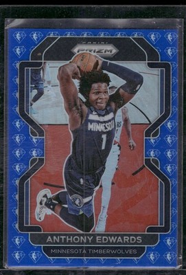 2021-22 Panini Prizm #37 Anthony Edwards NBA 75th Anniversary
