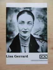 Lisa Gerrard "dead can dance" autograph signed 20x30 cm picture