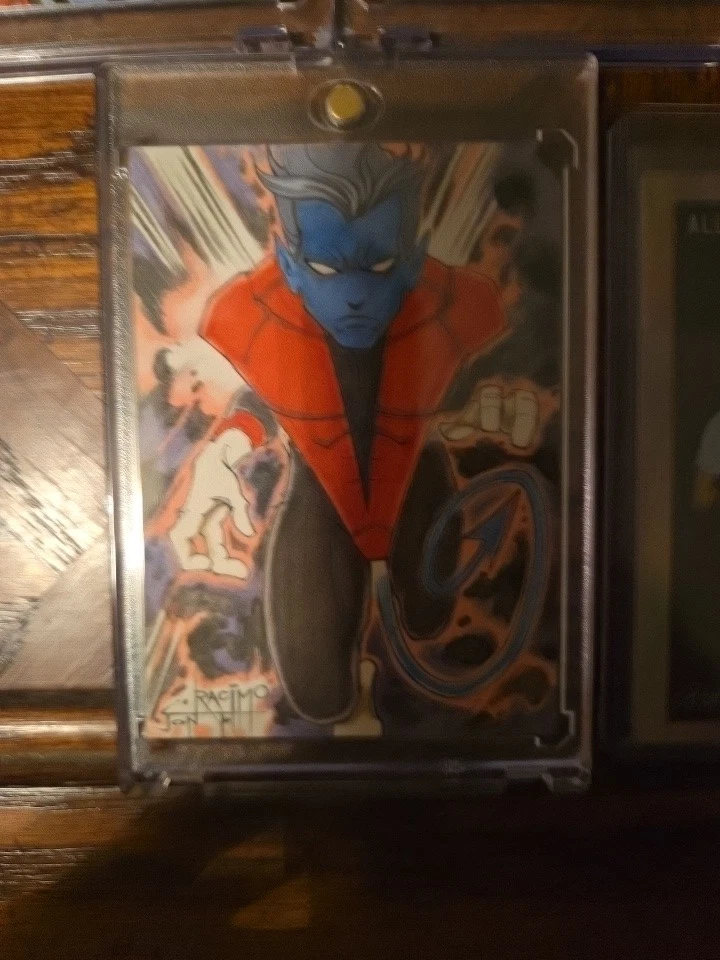 Marvel Sketch Card Jon Racimo Nightcrawler 1/1 — 第 2/4 张图片