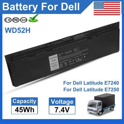 E7240 Battery for Dell Latitude E7250 Ultrabook 451-BBFX 451-BBFY 451-BBFT 45Wh