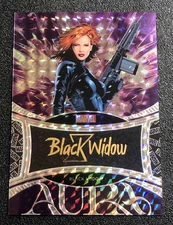 Marvel Black Widow Script Art Purple Auto /45 - 2025 Kakawow Aura AM-PP-09