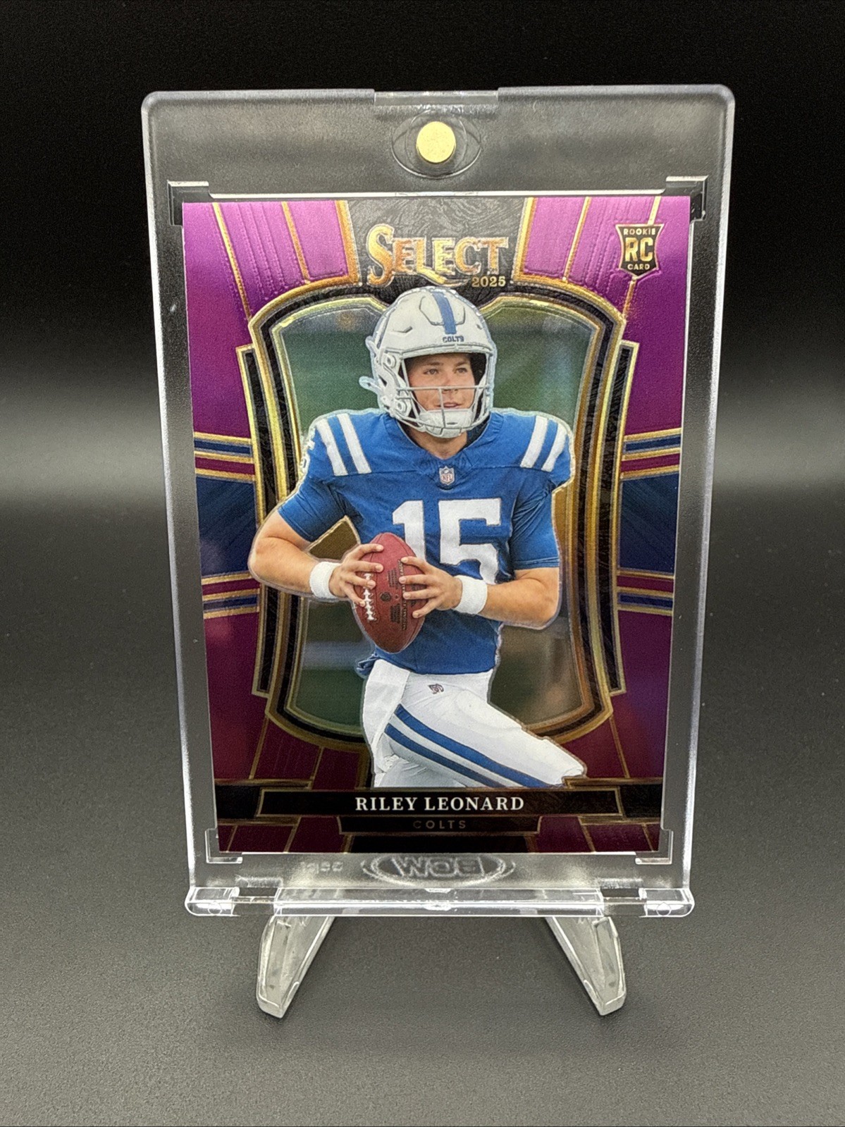 2025 Panini Select Riley Leonard Purple Premier Level /75 RC Colts SSP Rookie