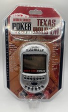 World Series Of Poker Texas Hold 'em Handheld Electronic Casino Game 399-CS NEW
