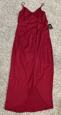 Express Women’s Sleeveless Red Long Dress Size 8 NWT