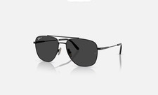 RAY BAN  William Titanium Polarized Black Sunglasses with case