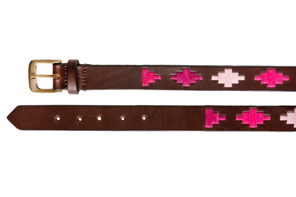 Детский вышитый ремень гаучо поло кожаный аргентинский ремень поло унисекс - Изображение 3 из 4