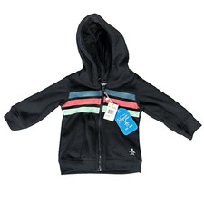 Penguin Sweater 12 Month Boys Jacket Hoodie Blue Full Zip