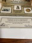 Civil War 150th Anniversary set with bullet, stamp and commemorative quarter COA — photo 6