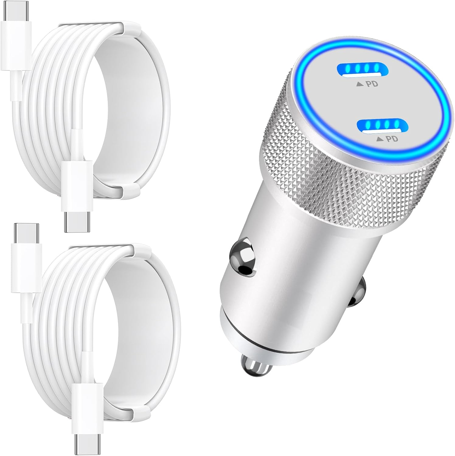 【Apple Mfi Certified】Iphone 16 Car Charger Fast Charging,  90W Dual PD Power Cig